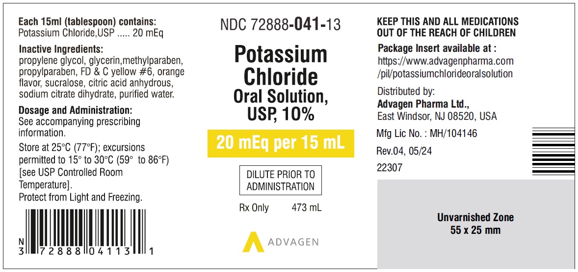 Pill image for These Highlights Do Not Include All The Information Needed To Use Potassium Chloride Oral Solution Safely And Effectively. See Full Prescribing Information For Potassium Chloride Oral Solution.