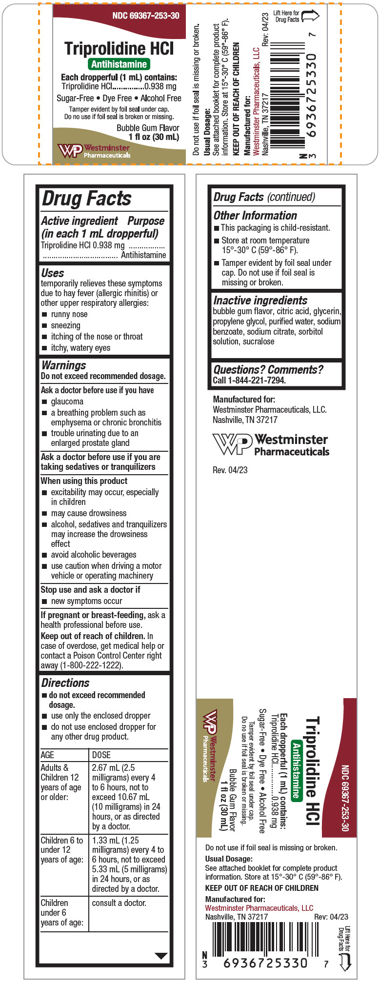 Pill image for Triprolidine Hcl