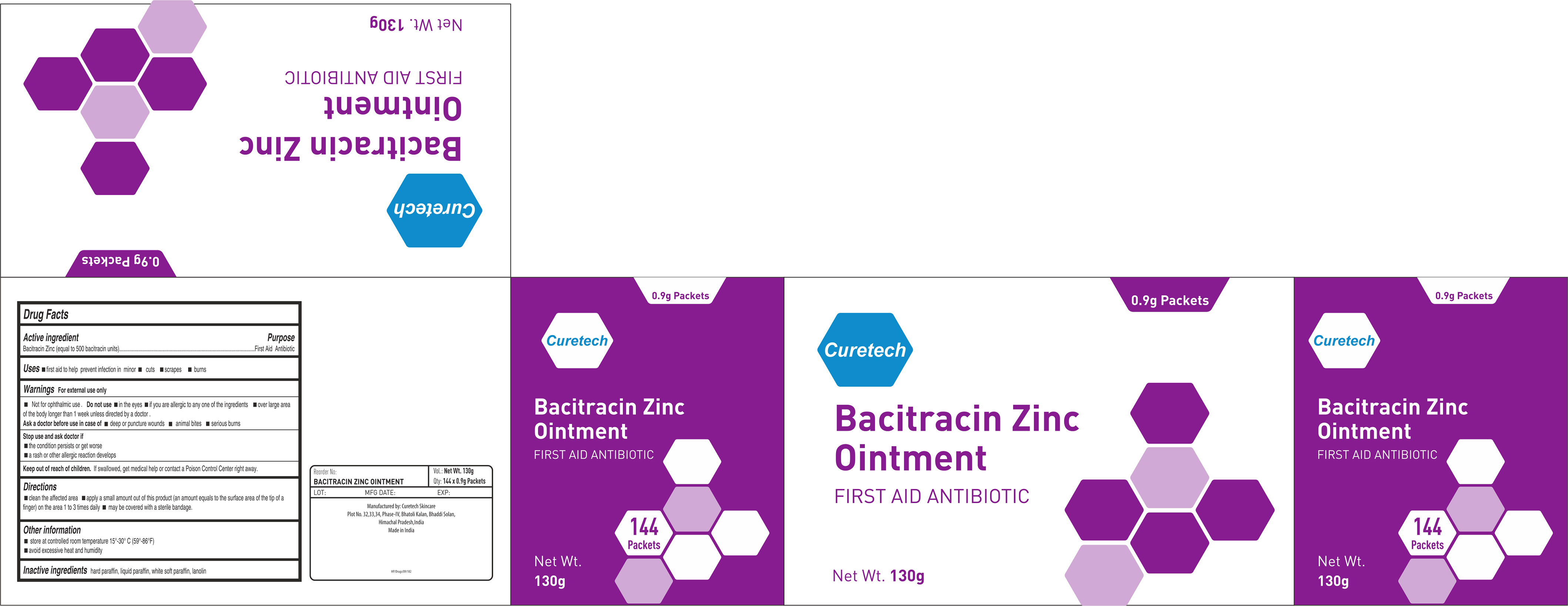 Pill image for Curetech Bacitracin Zinc