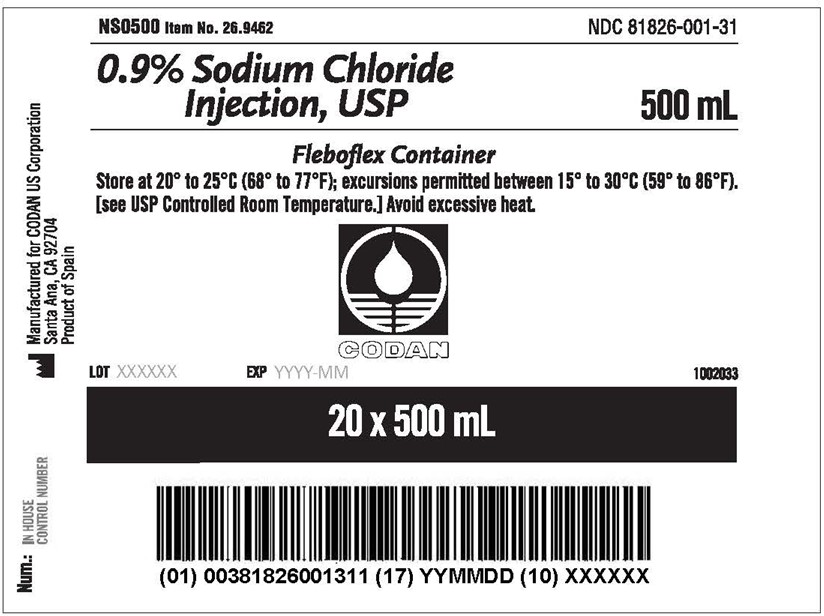 Pill image for 0.9% Sodium Chloride Injection, Usp