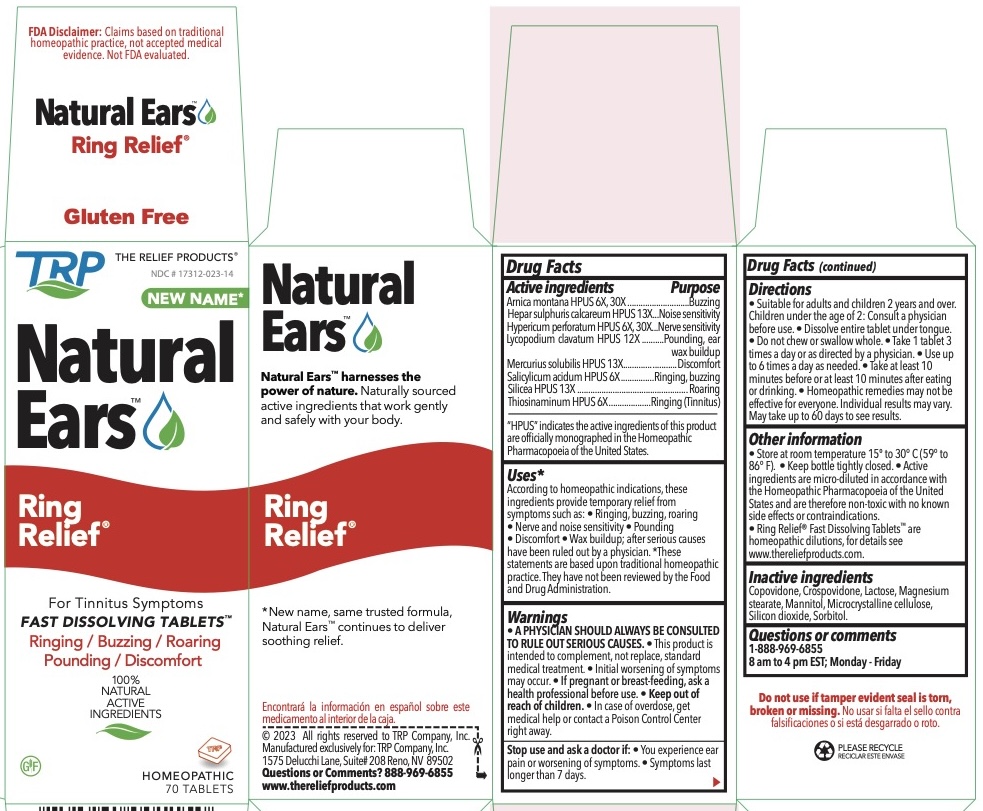 Pill image for Ring Relief Homeopathic Fast Dissolving Tablets