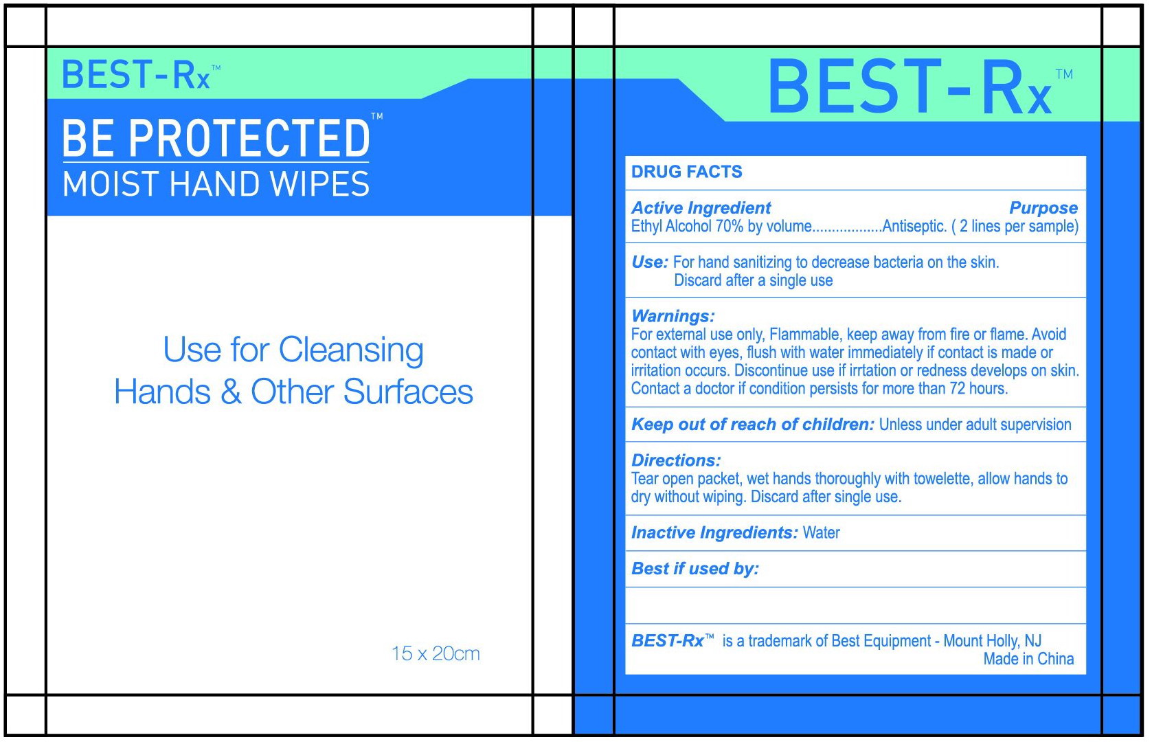 Pill image for Best-rx Moist Hand Wipes