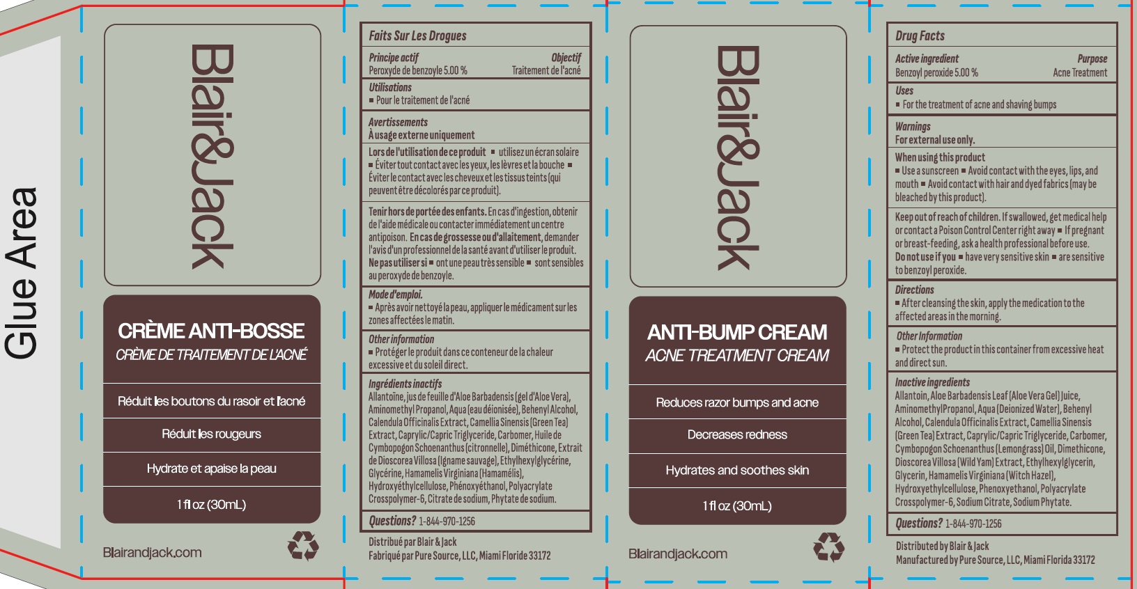 Pill image for Blair & Jack Anti-bump Acne Treatment Cream