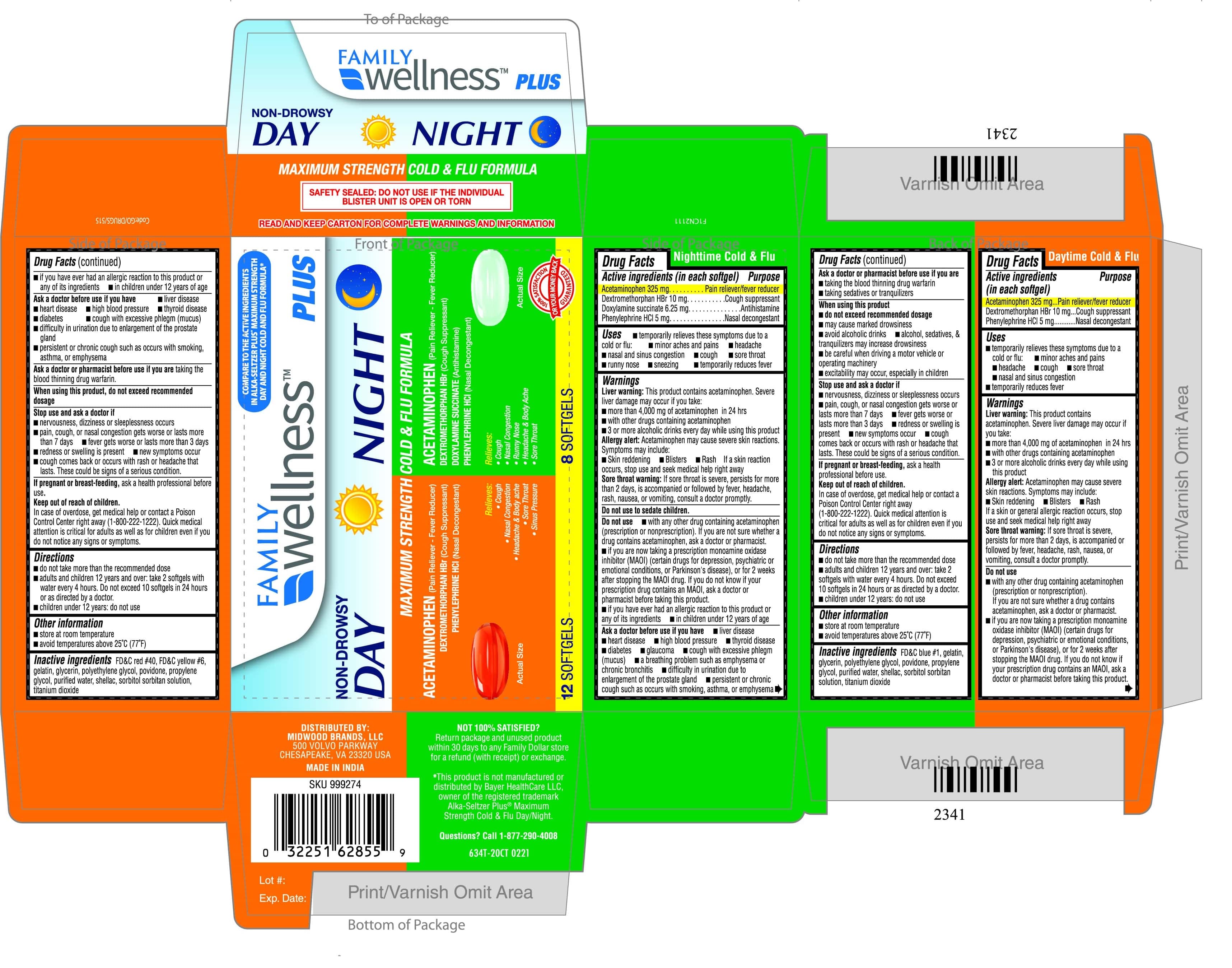 Pill image for 634t - Family Dollar Day-night Maximum Strength Cold And Flu 55319-935
