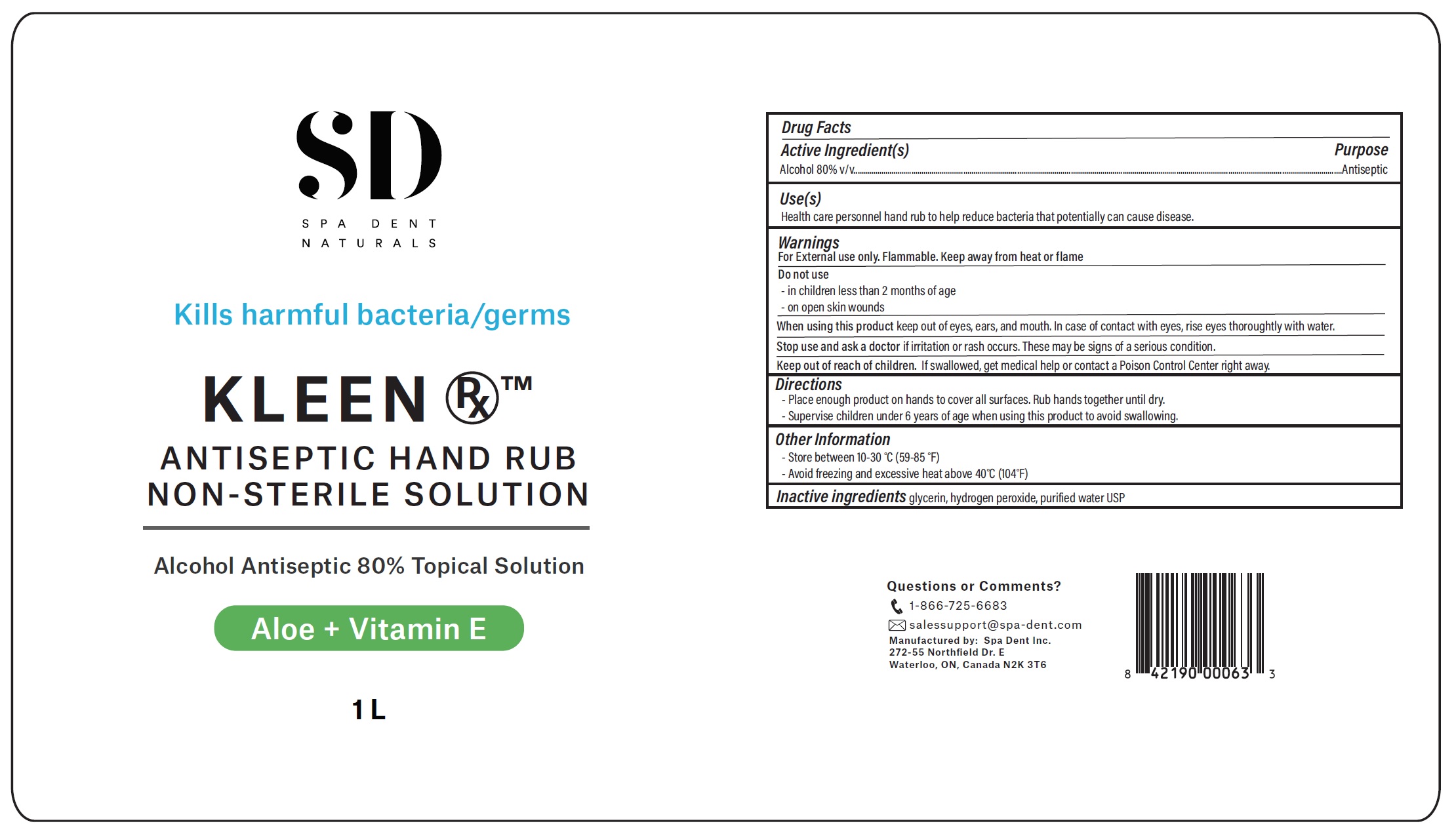 Pill image for Sd Kleen Rx Antiseptic Hand Rub