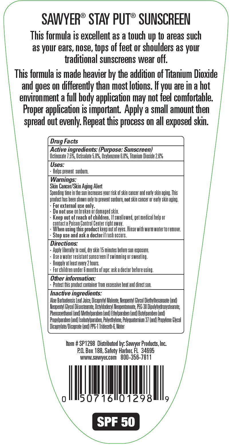 Pill image for Spf 50 Stay Put Sunscreen