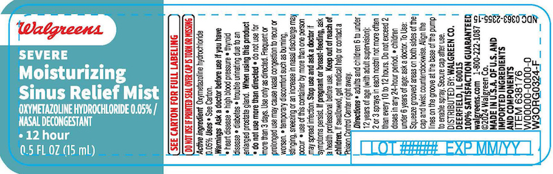 Pill image for Walgreens Moisturizing Ultra Fine Mist With Aloe Nasal Spray 