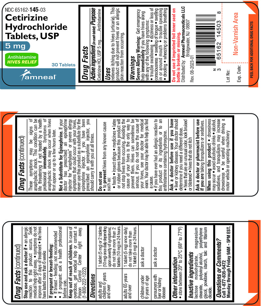 Pill image for Cetirizine Hydrochloride Tablets