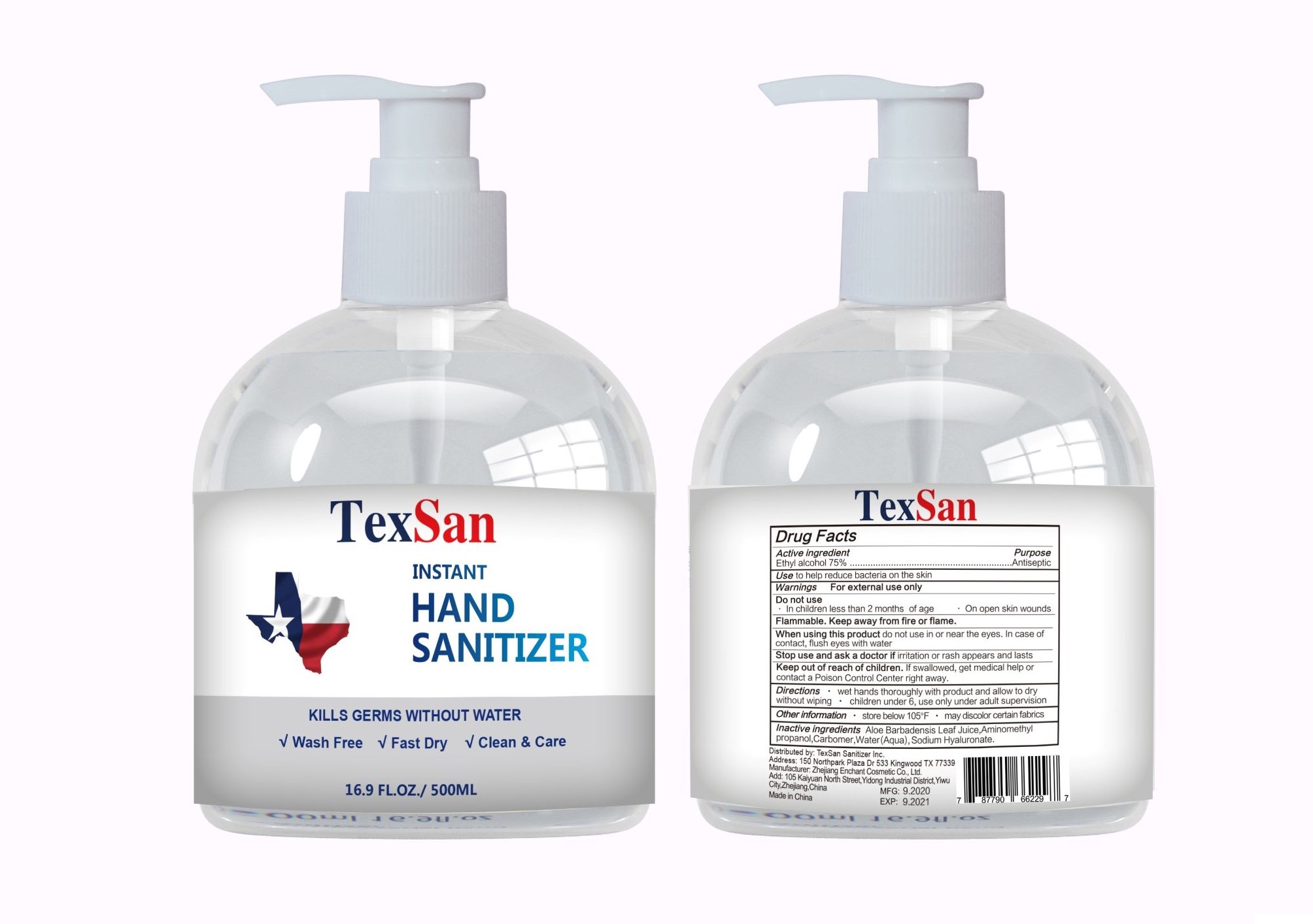 Pill image for hand sanitizer