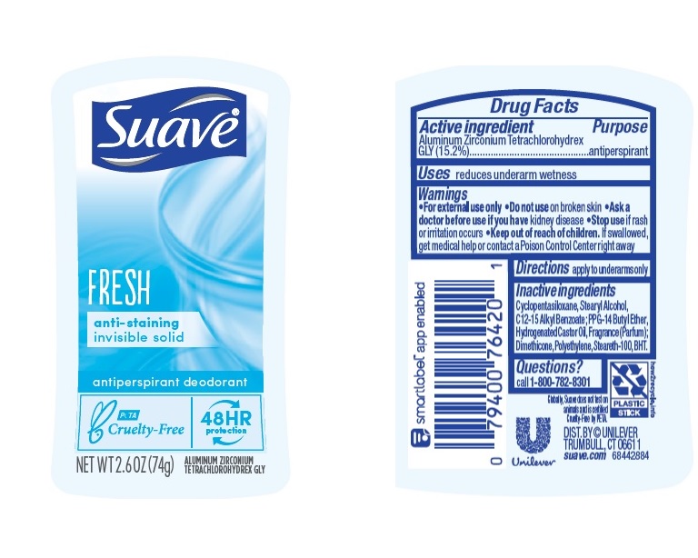 Pill image for Suave Fresh 48hr Protection Antiperspirant Deodorant