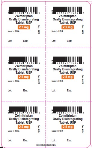 Pill image for Zolmitriptan Orally Distraging Tablets