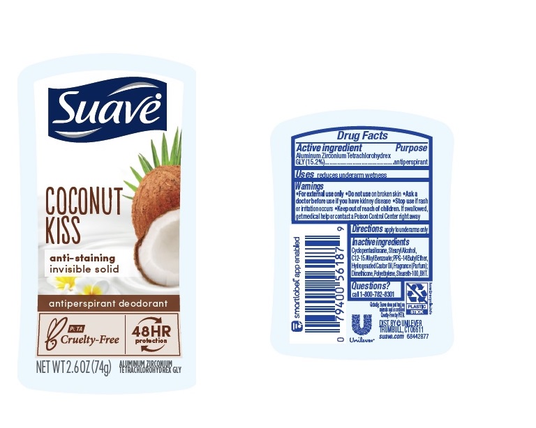 Pill image for Suave Coconut Kiss 48hr Protection Antiperspirant Deodorant