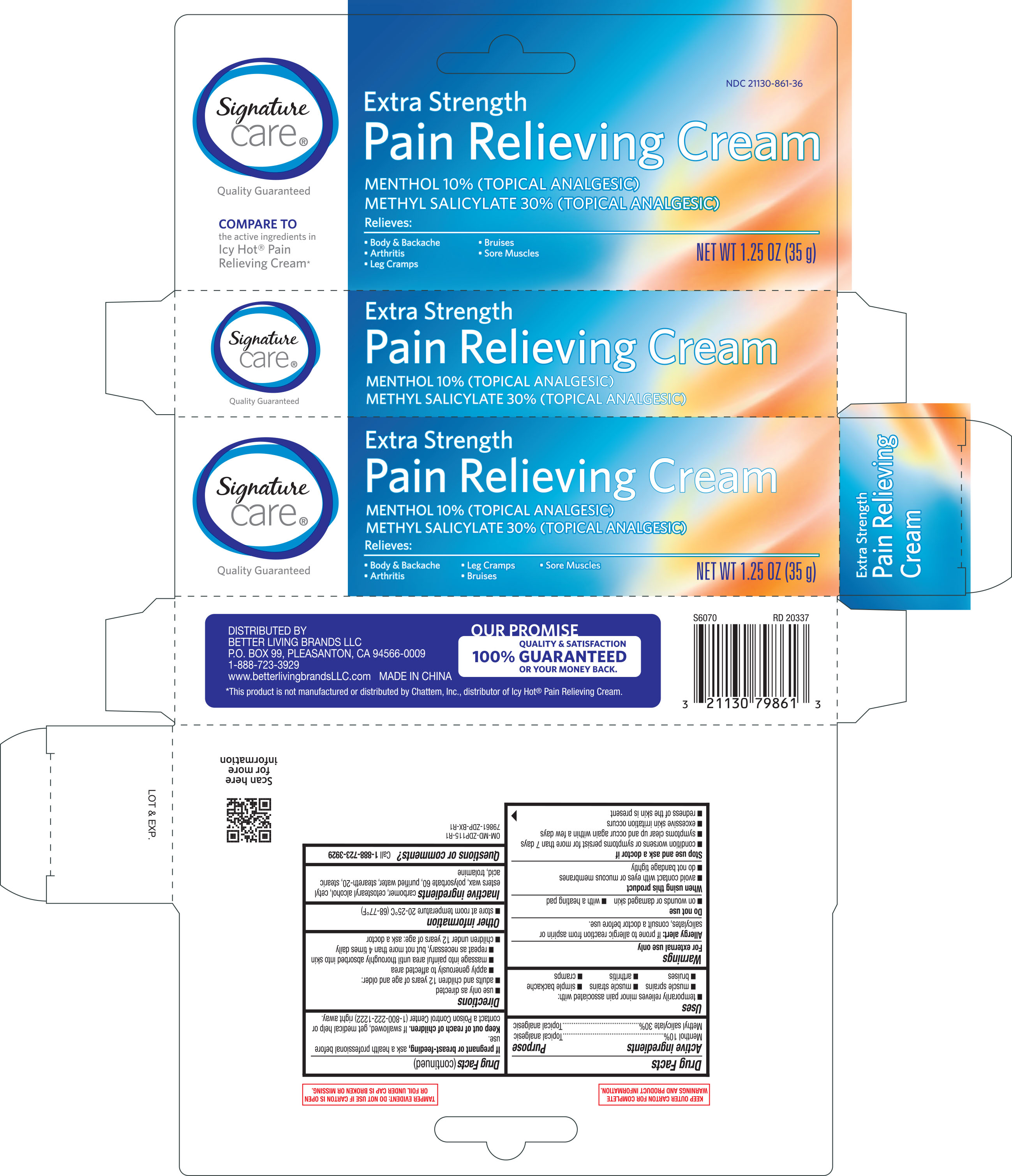 Pill image for Signature Care Cold & Hot Cream 1.25 Oz 79861 Zdp (2021)