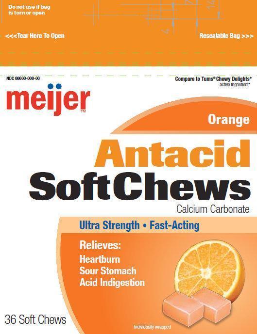 Pill image for Meijer Orange Softchews