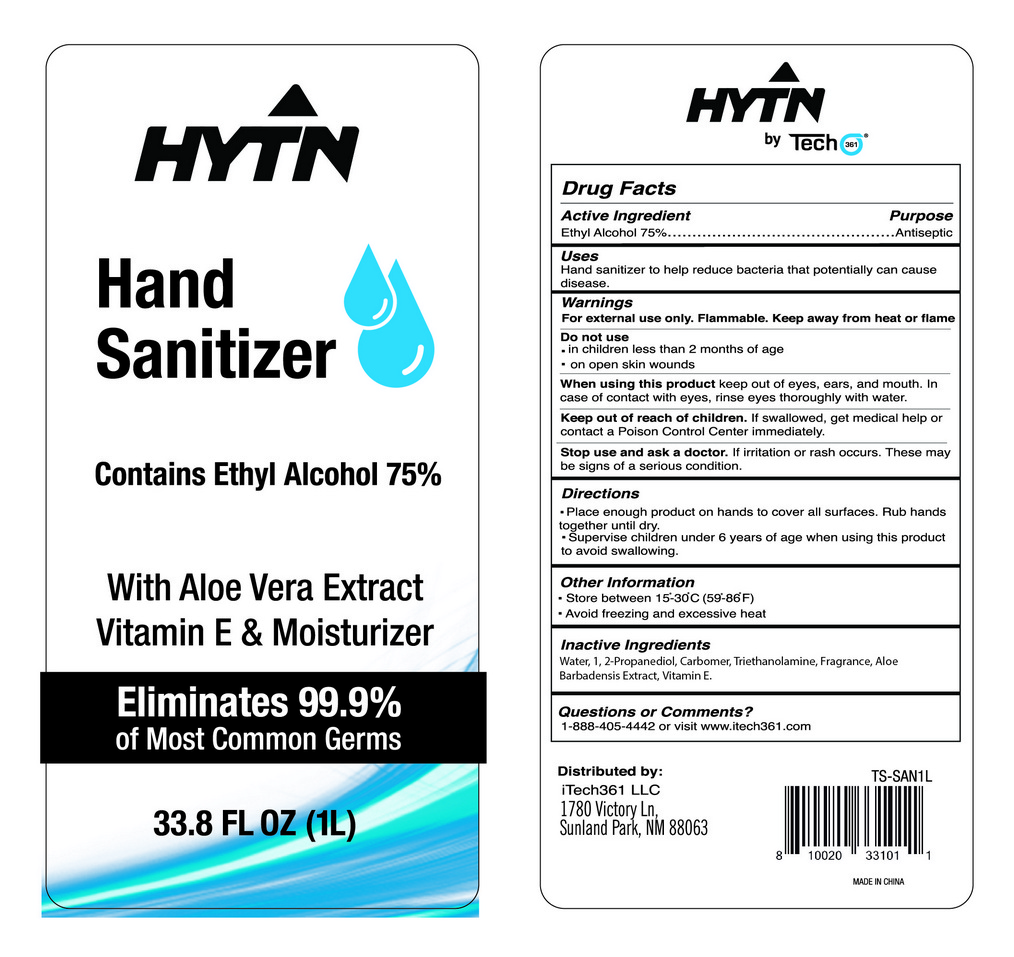Pill image for Tech361 Hytn Hand Sanitizer With Aloe Vera And Vitamin E 1l