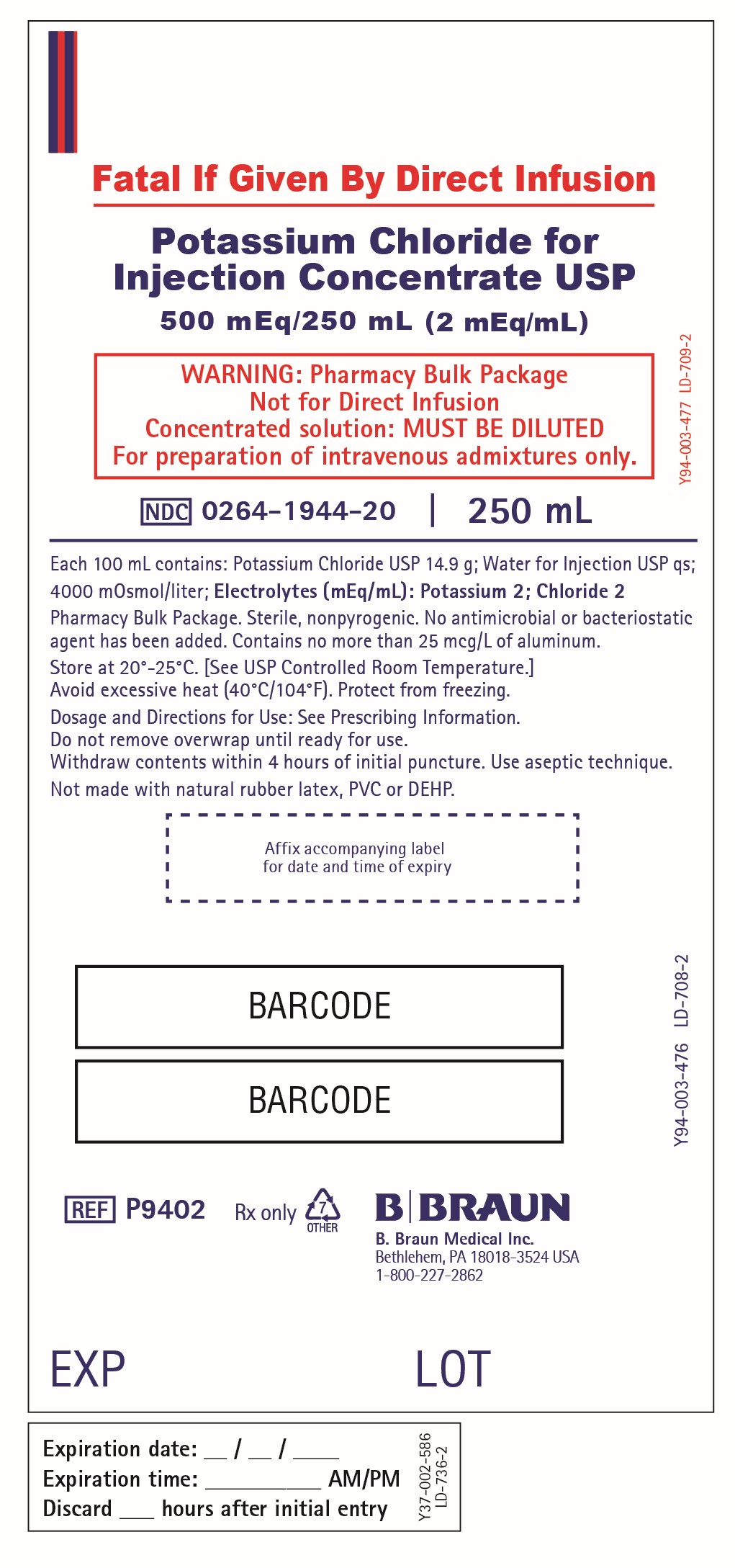 Pill image for Potassium Chloride For Injection Concentrate Usp In Excel