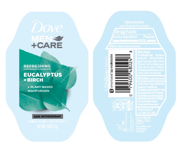 Pill image for Dove Men Plus Care Refreshing Eucalyptus + Birch 24h Antiperspirant