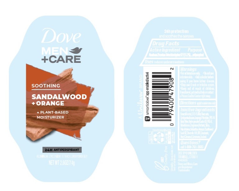 Pill image for Dove Men Plus Care Soothing Sandalwood + Orange 24h Antiperspirant