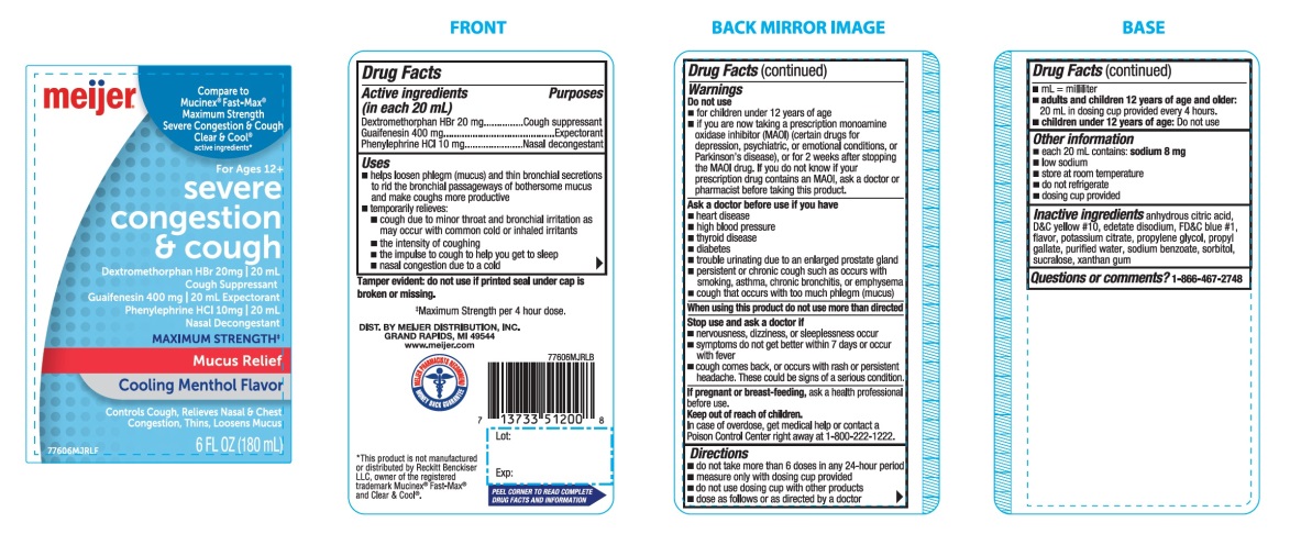 Pill image for meijer maximum strength mucus relief severe congestion and cough cooling menthol flavor