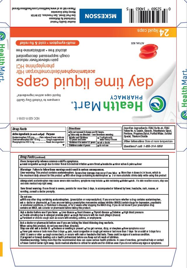 Pill image for Acetaminophen, Dextromethorphan And Phenylephrine Day Time Cold And Flu
