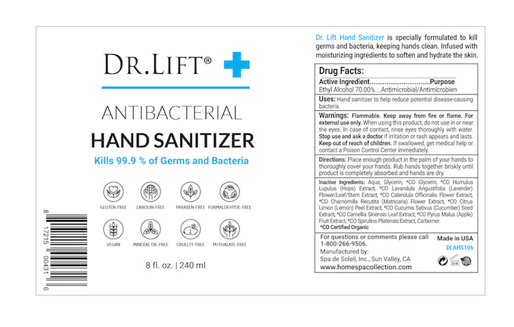 Pill image for Dr Lift Antibacterial Hand Sanitizer