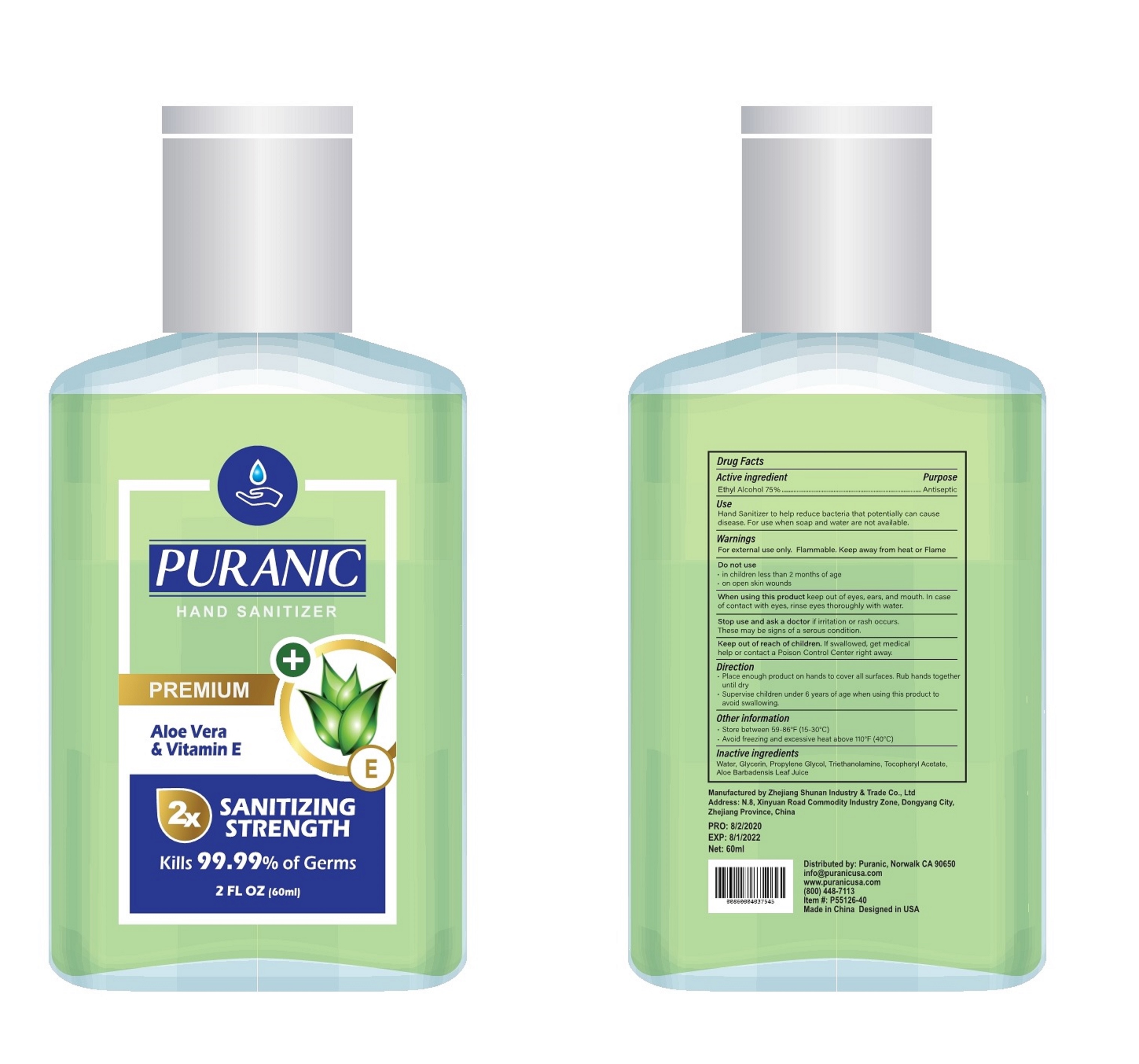 Pill image for 11754-060 60 Ml Puranic, Inc 75556-060 Shunan