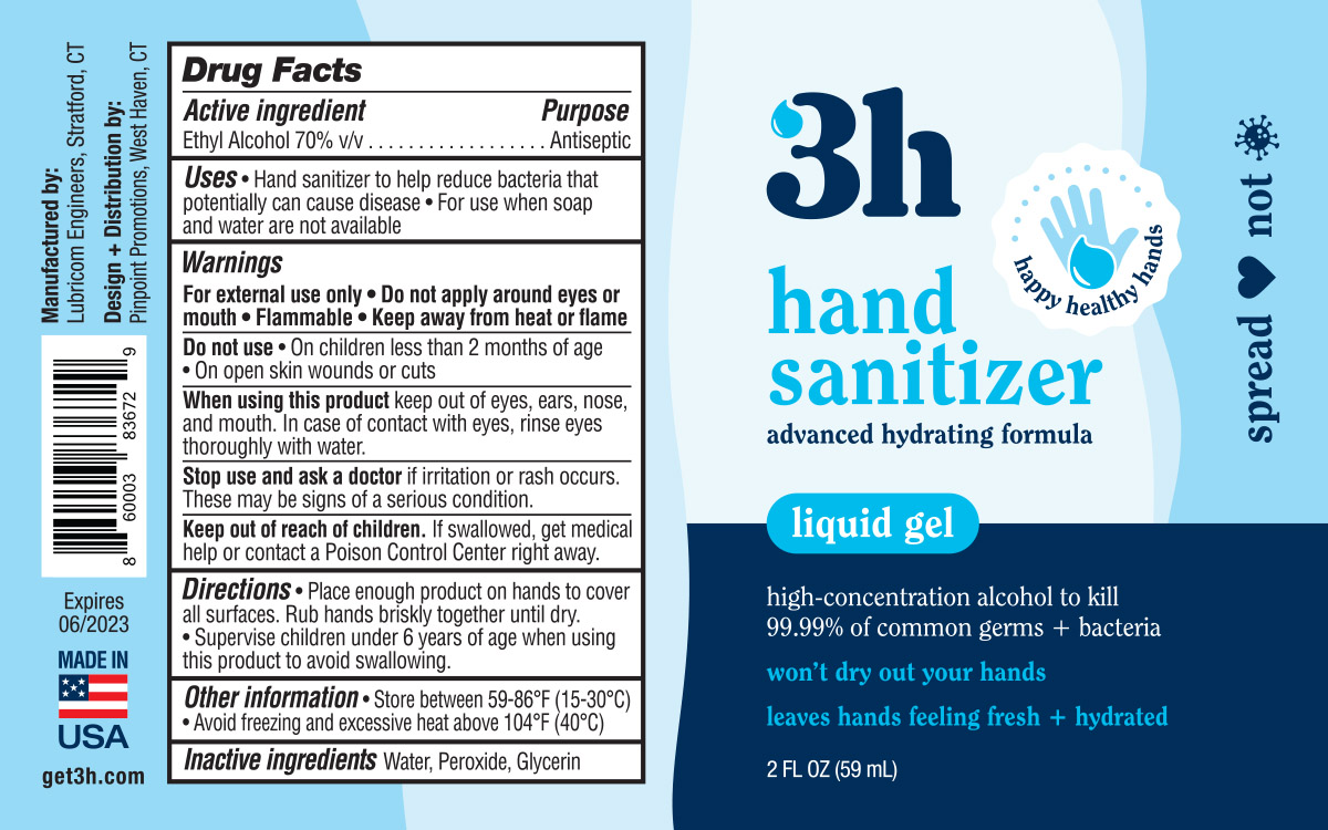 Pill image for 3h 70% hand sanitizer