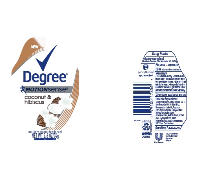 Pill image for Degree Motionsense Coconut & Hibiscus Antiperspirant Deodorant