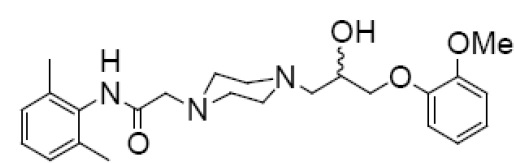 Pill image for Ranolazine Extended-release Tablets