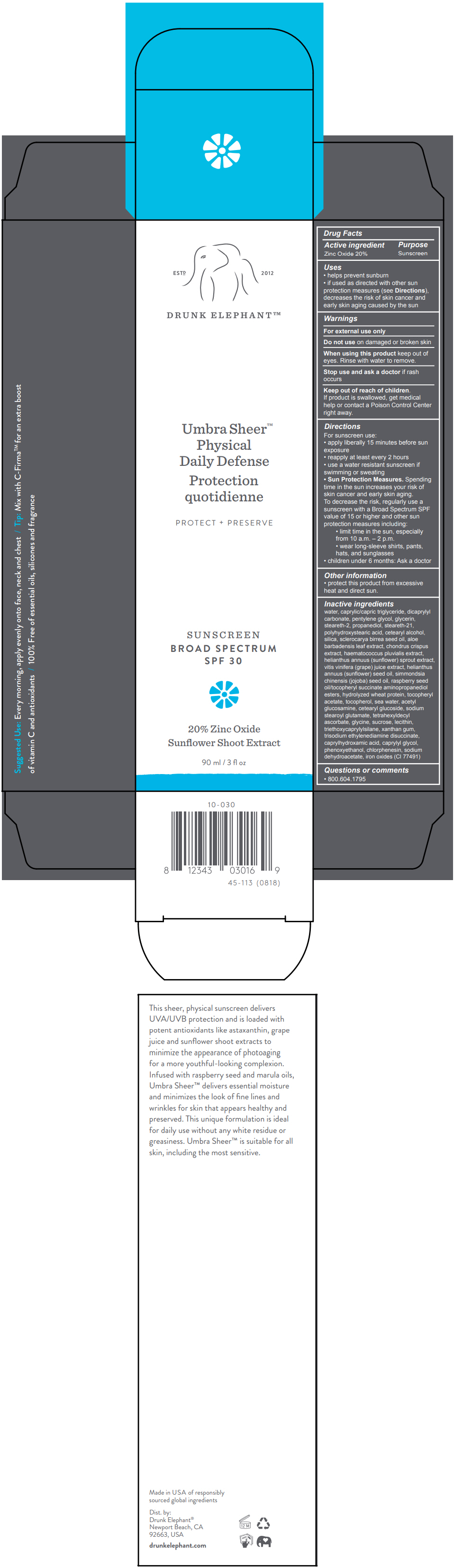 Pill image for Drunk Elephant™ Umbra Sheer™ Defense