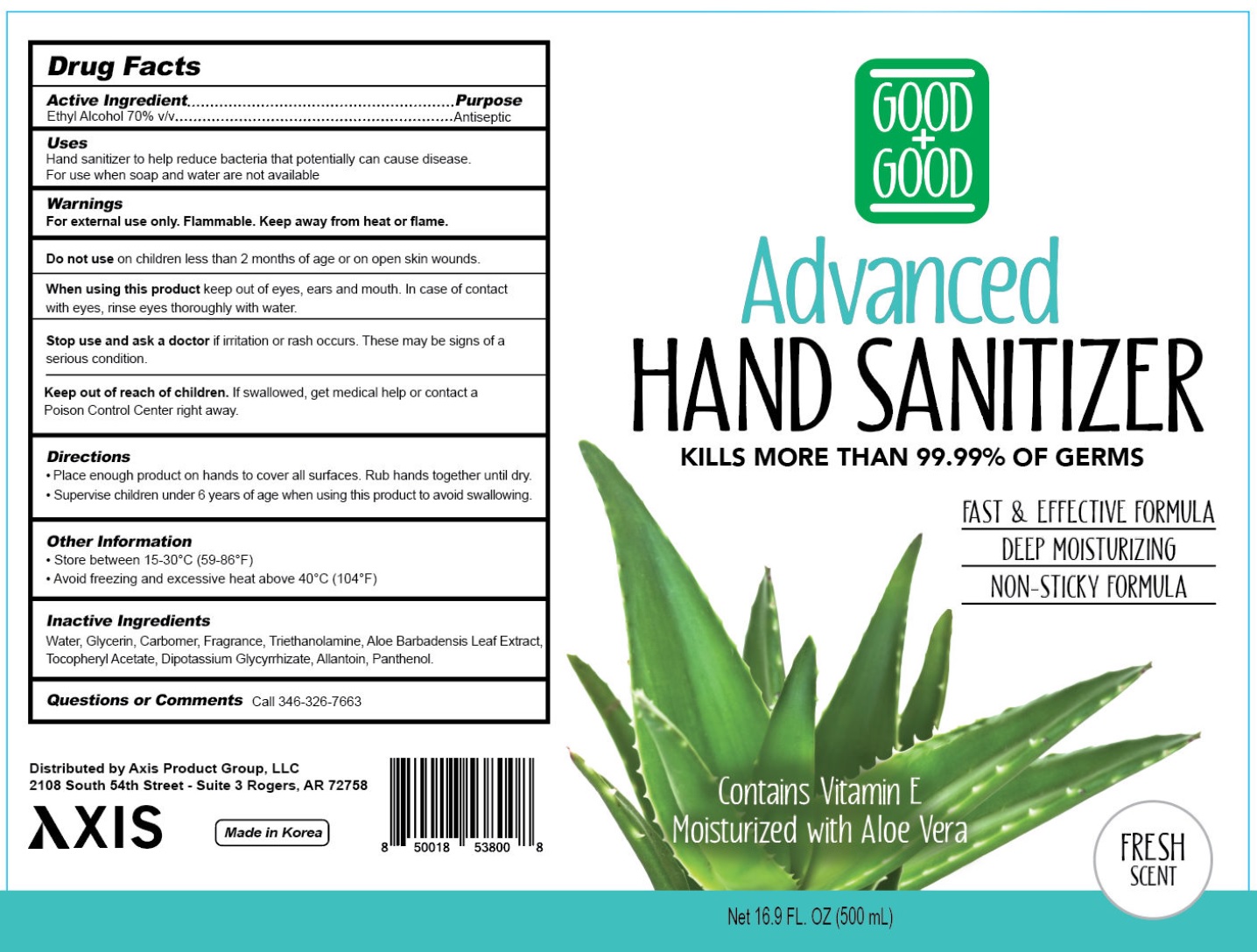 Pill image for Good+good Advanced Hand Sanitizer