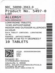 Pill image for Major Pharmaceuticals Allergy Drug Facts