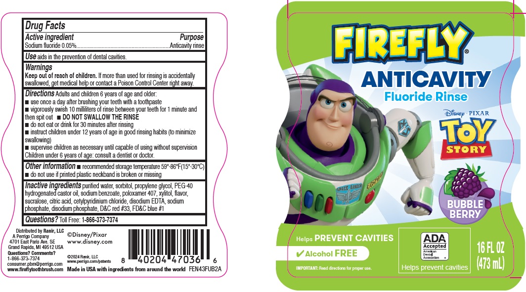 Pill image for Firefly Anticavity Fluoride Rinse Toy Story Drug Facts