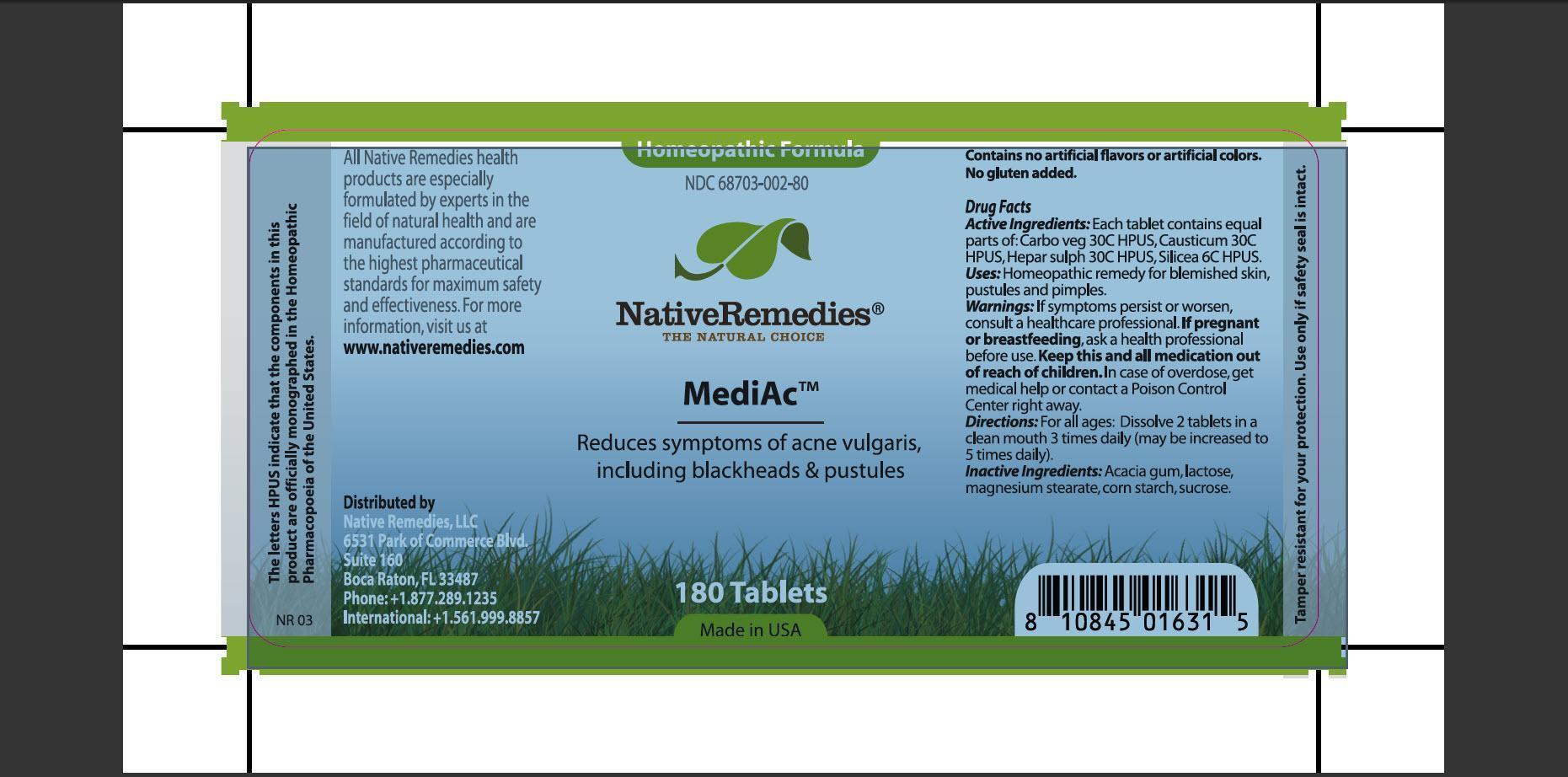 Pill image for mediac