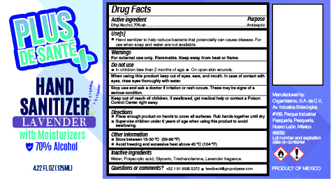 Pill image for Org-125ml Lavender Gel Ndc 79337-160-01