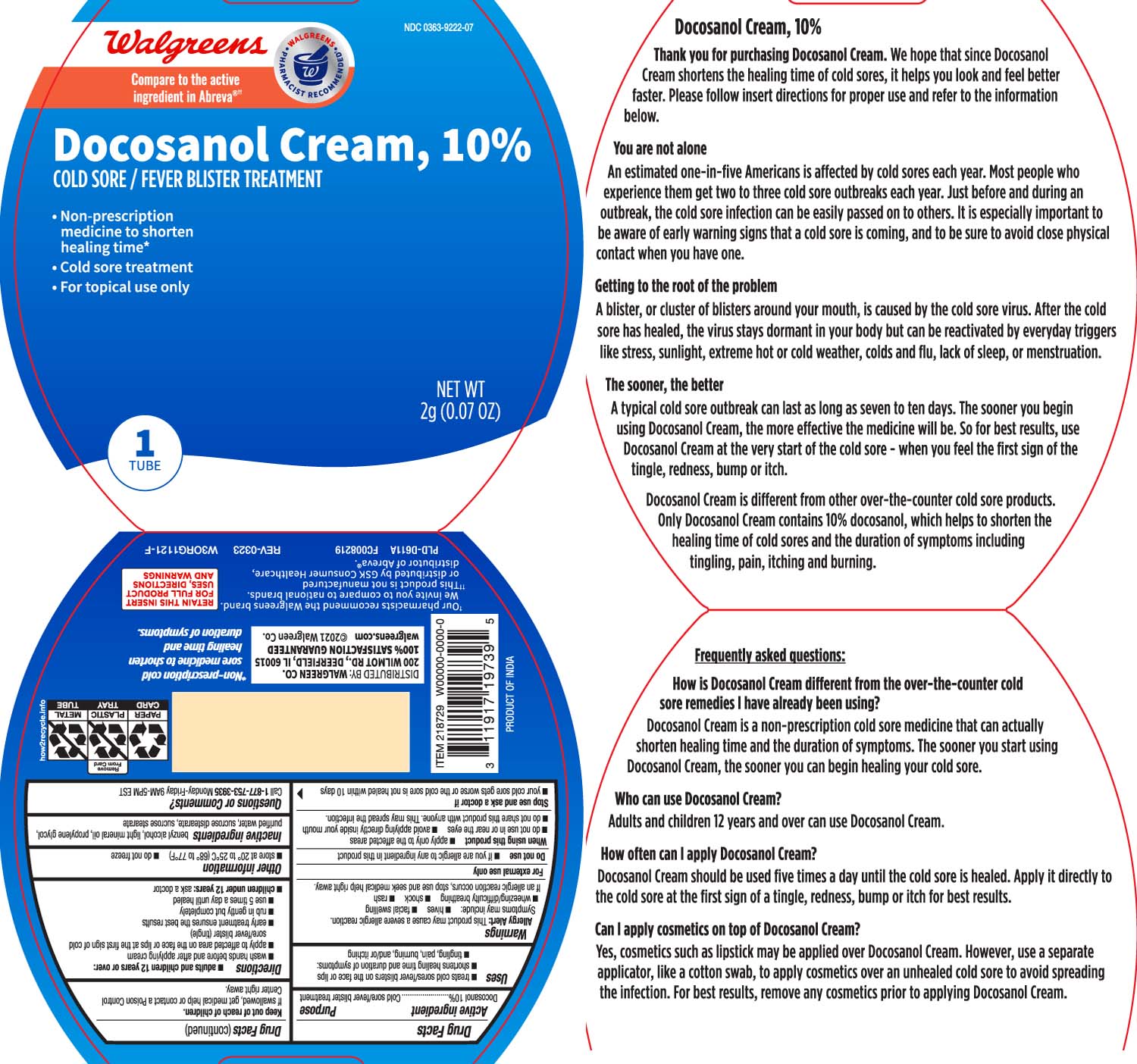 Pill image for Docosanol Cream, 10%