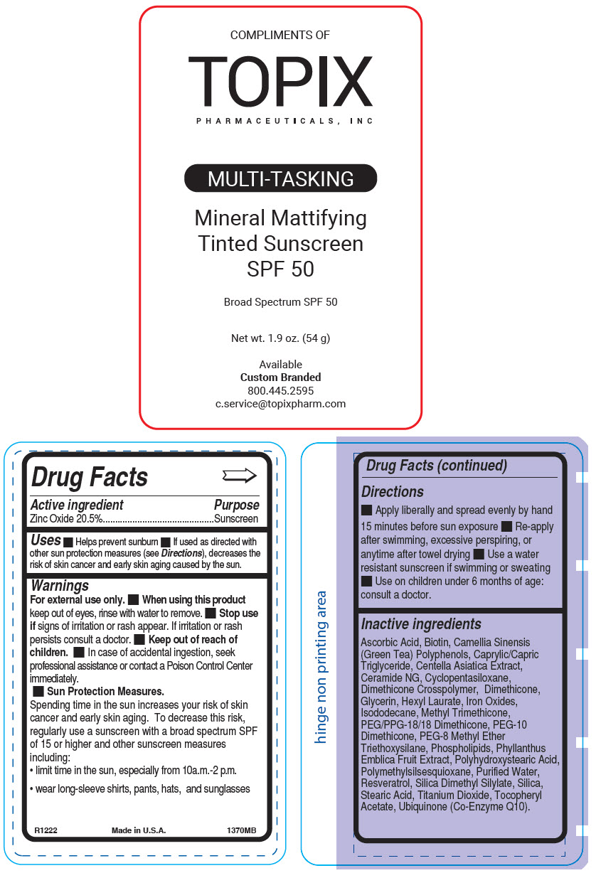Pill image for Topix Mineral Mattifying Tinted Sunscreen