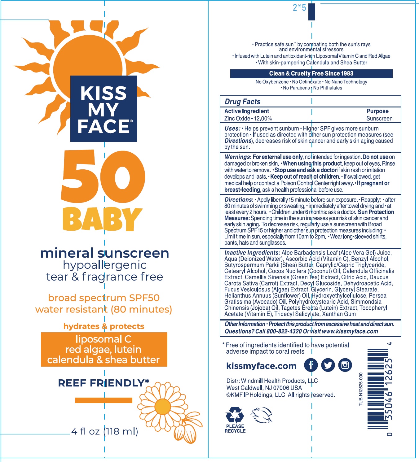 Pill image for kiss my face spf-50 baby mineral sunscreen