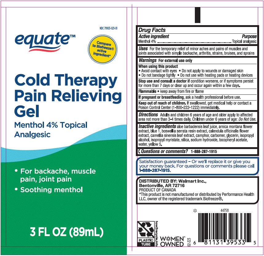 Pill image for Equate™ Cold Therapy Pain Relieving Gel
