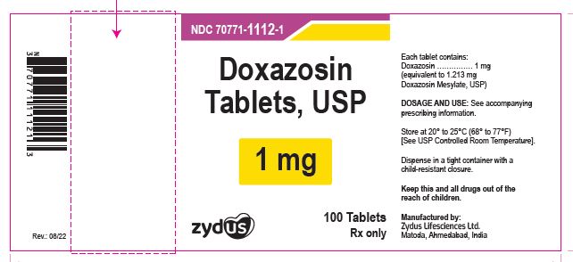 Pill image for Doxazosin Tablets