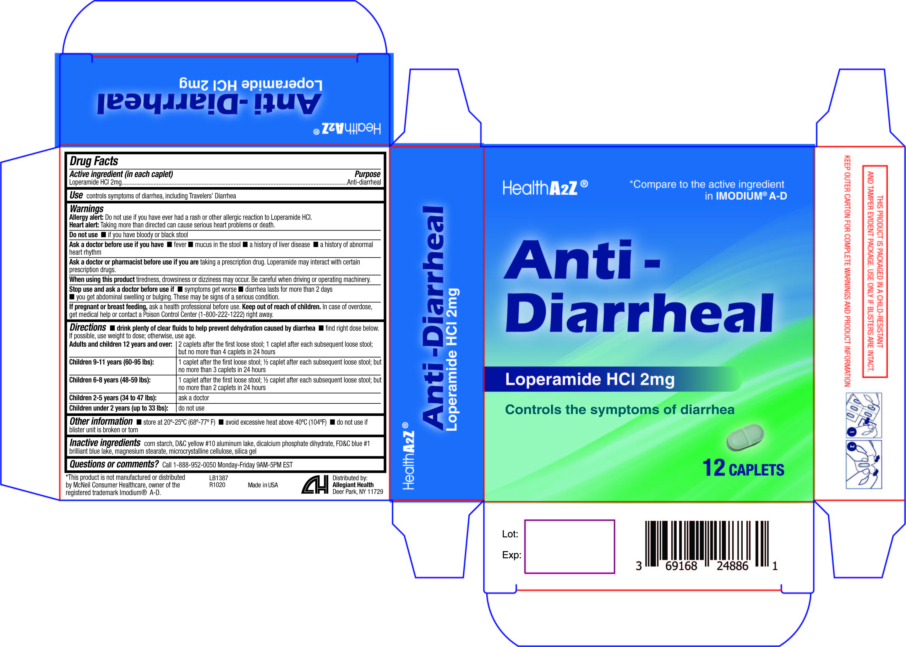 Pill image for 248 - Health A2z Anti-diarrheal