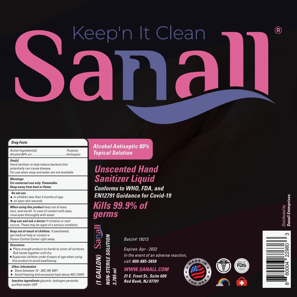 Pill image for Keep'n It Clean Sanall Hand Sanitizer
