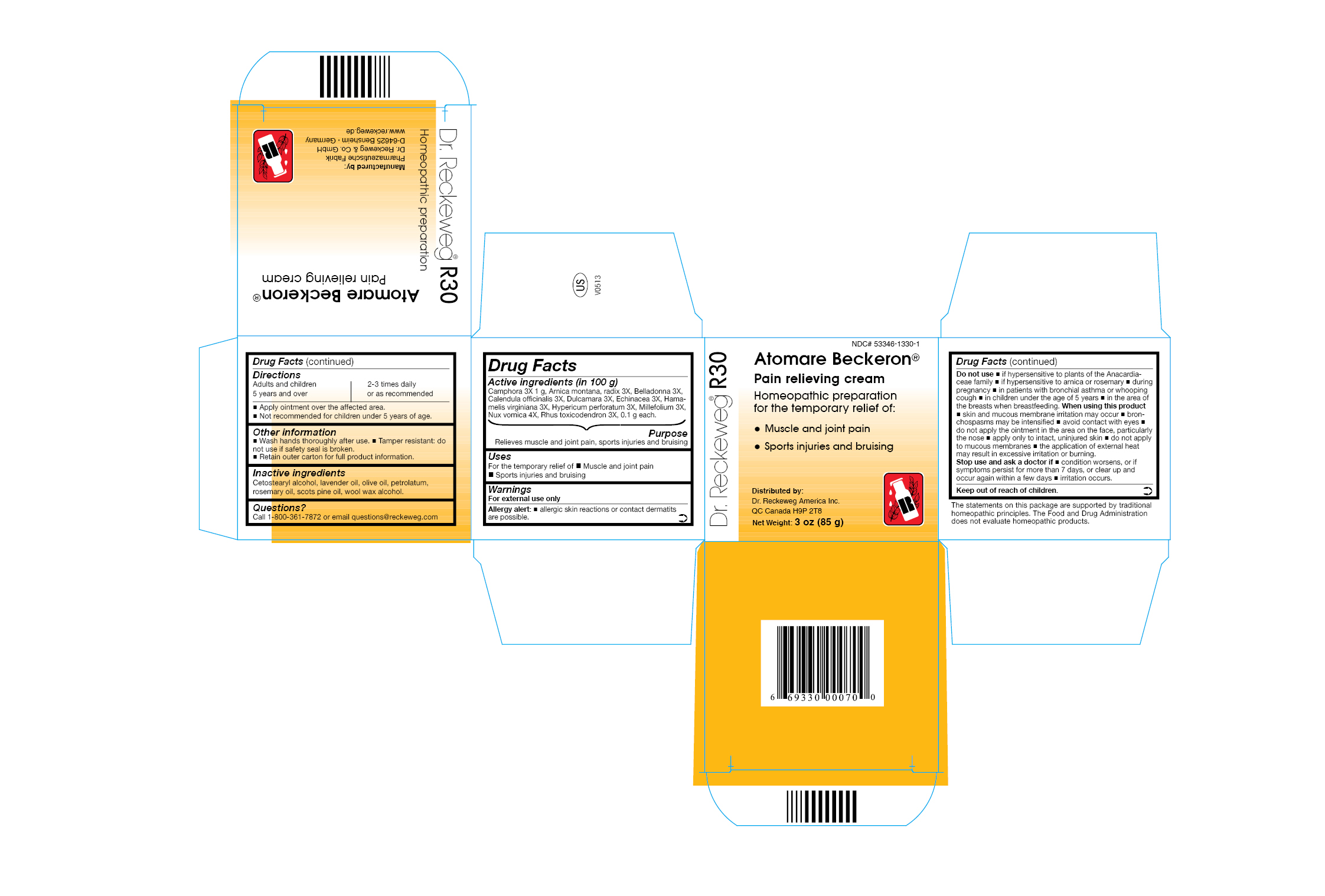 Pill image for Dr. Reckeweg R30 Atomare Beckeron