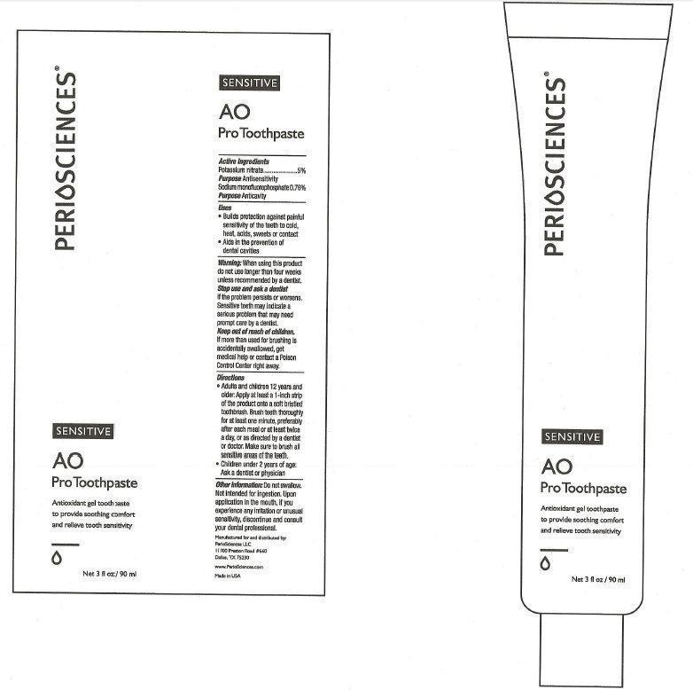 Pill image for Periosciences Sensitive Ao Protoothpaste