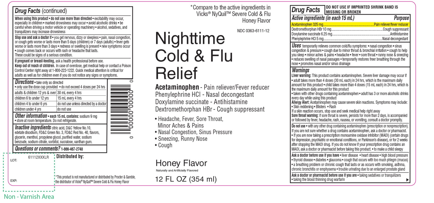 Pill image for Walgreens Nighttime Cold & Flu Relief