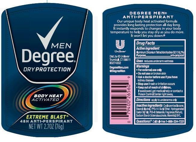 Pill image for Degree Extreme Blast Antiperspirant Deodorant
