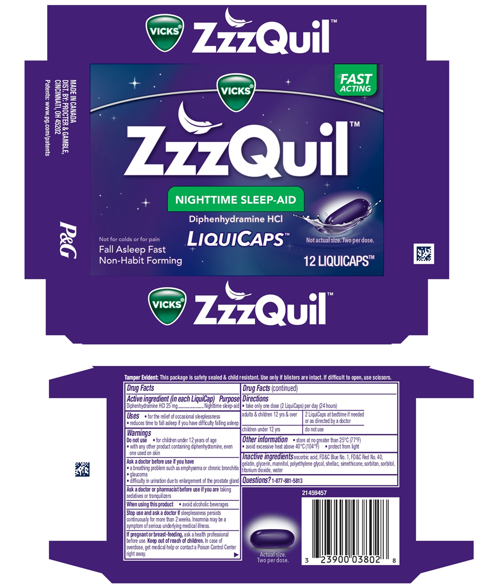 Pill image for Zzzquil™nighttime Sleep-aid Liquicaps