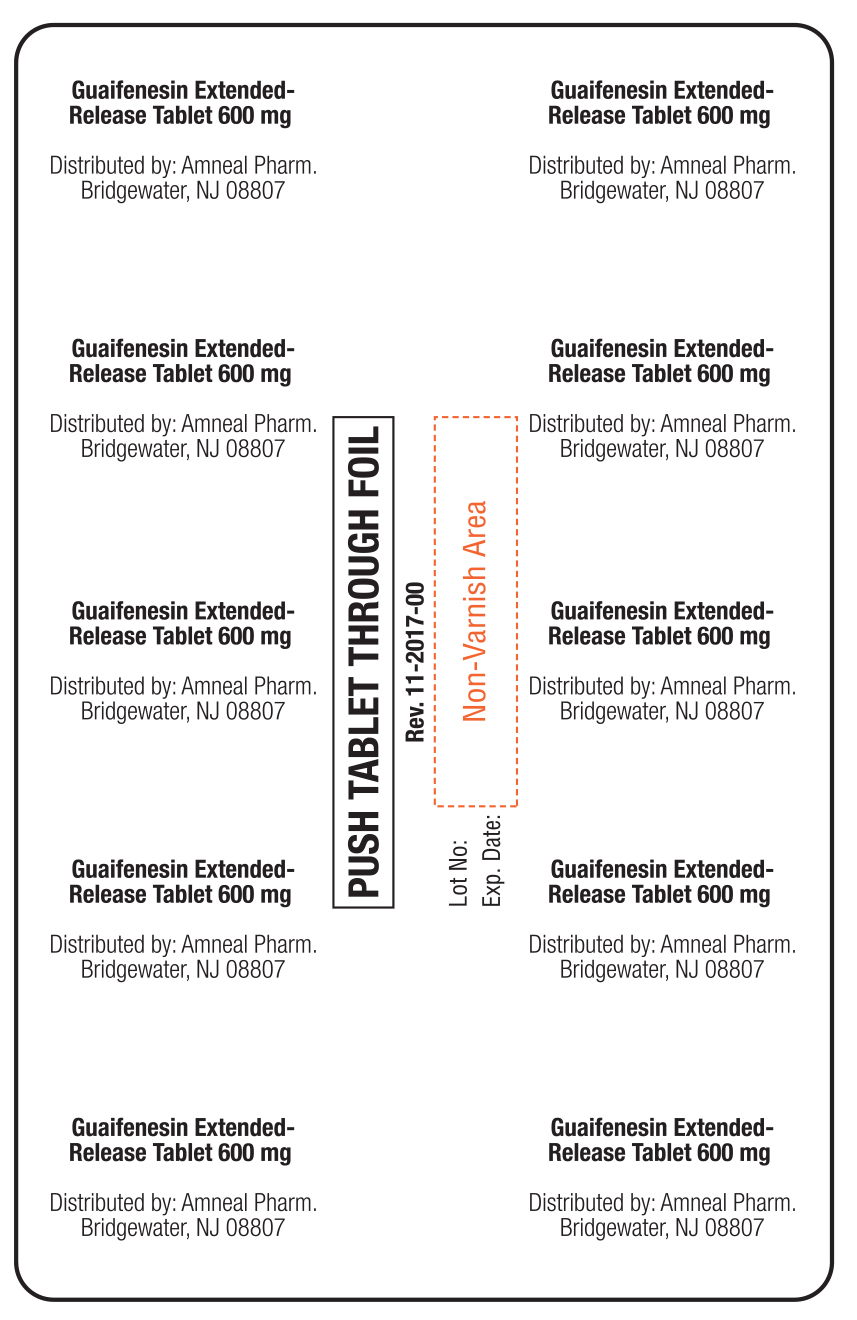 Pill image for Guaifenesin Extended-release Tablets