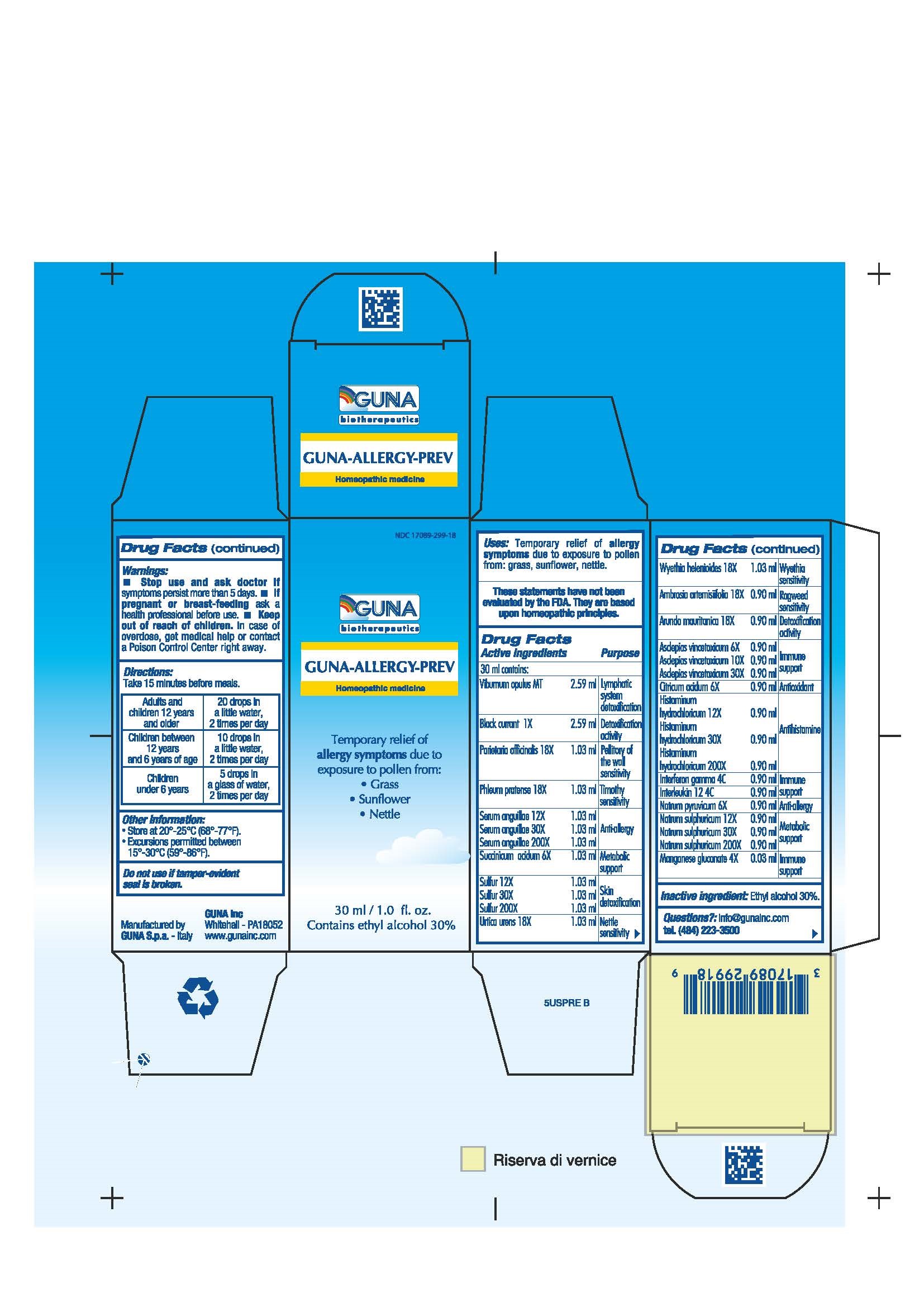 Pill image for Guna-allergy Prev