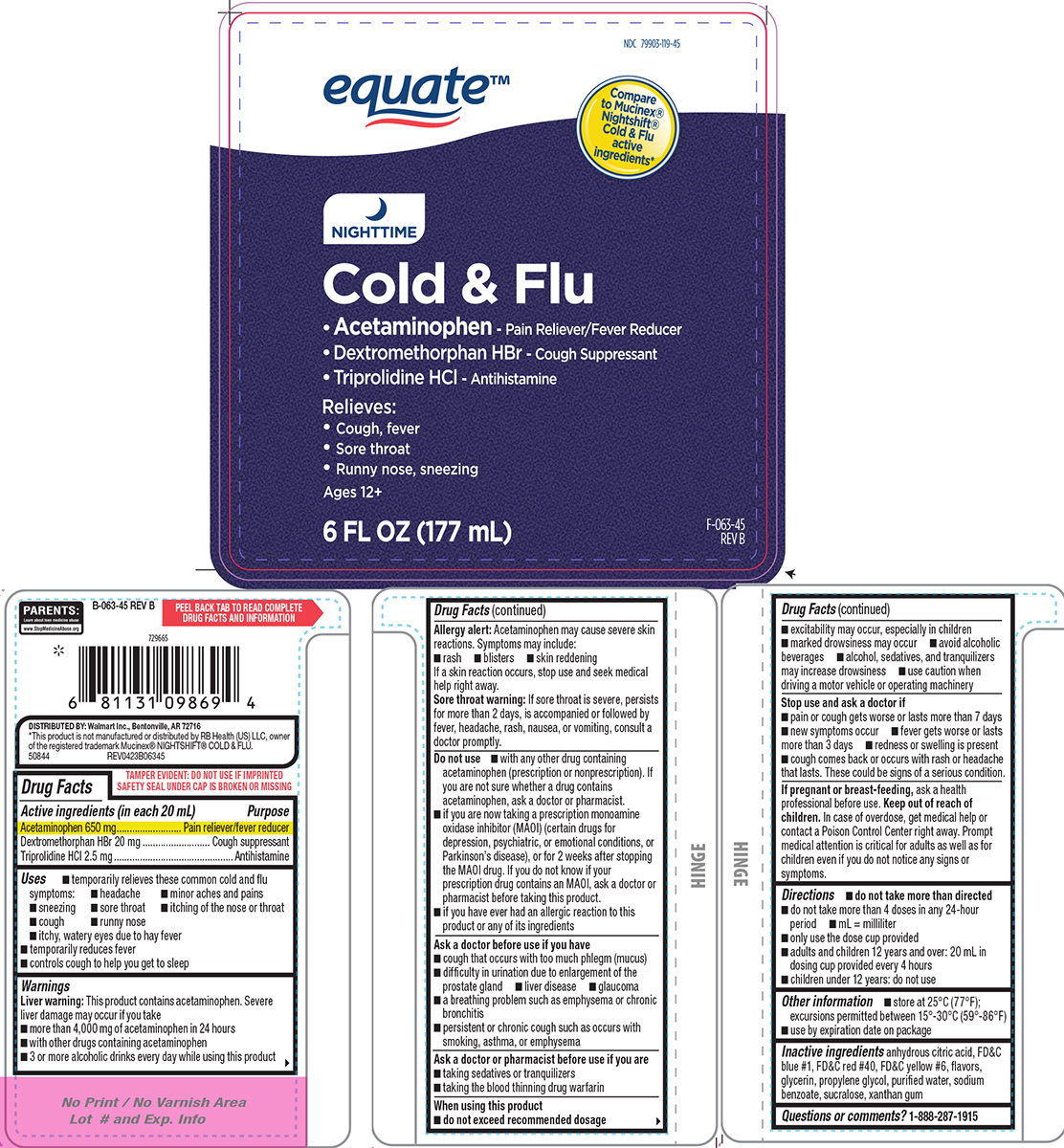 Pill image for Equate 44-063